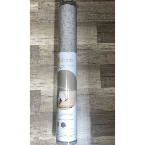 Devine Color By Valspar Peel & Stick Wall Covering- Weave Mirage & Buckwheat - Picture 1 of 5